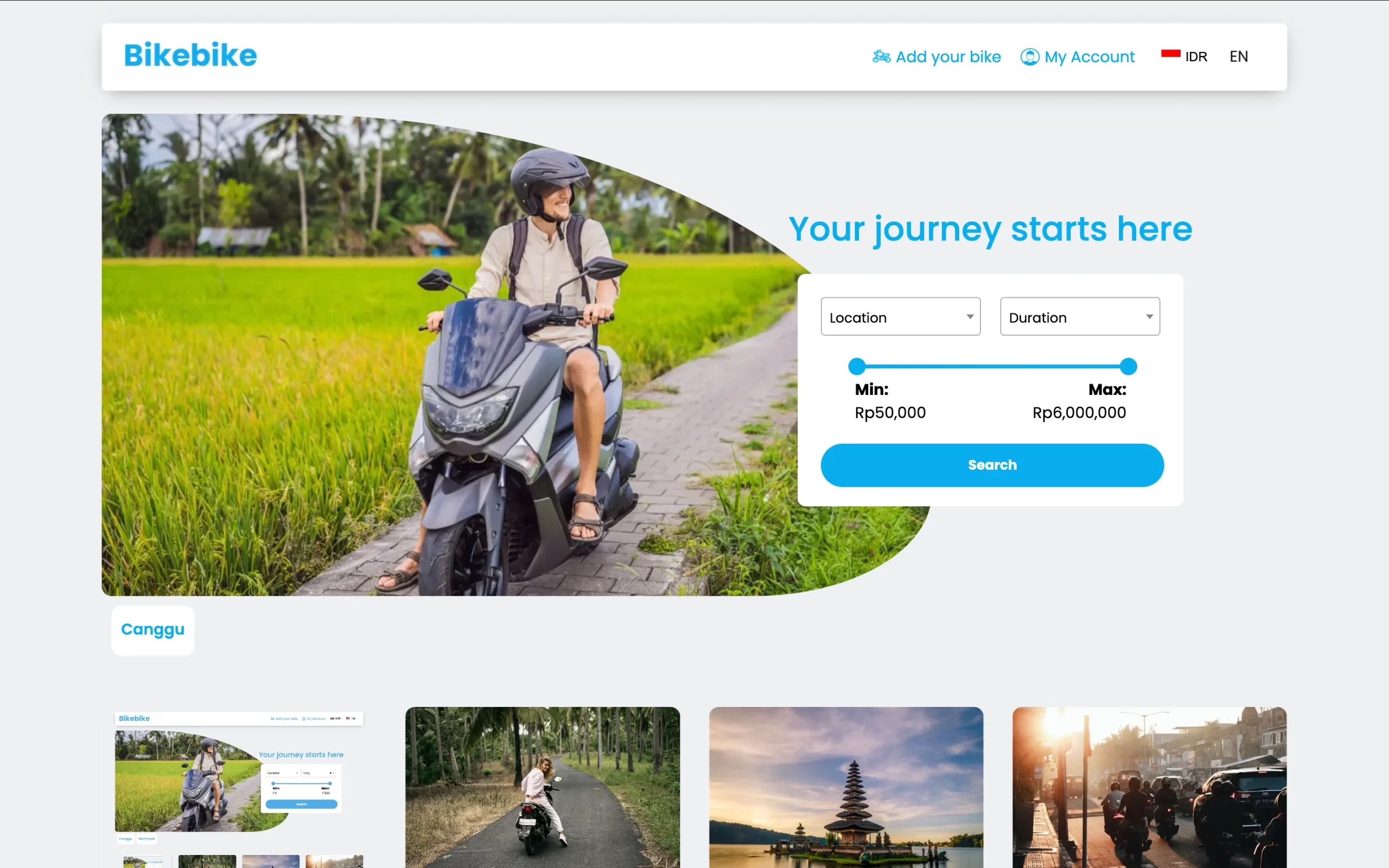 Bikebike, the best Motorbike Rental Platform in Bali